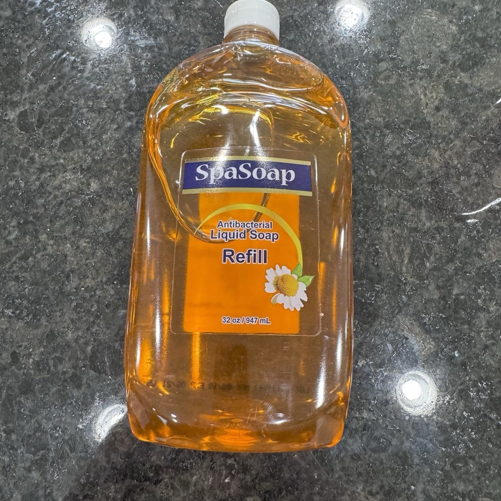 Spa Soap 32oz Liquid‎ Hand Soap Refill Bottle, 128oz Antibacterial Vintage